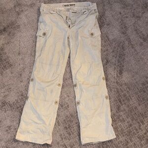 Old Navy Women's Light Tan Cargo Jeans